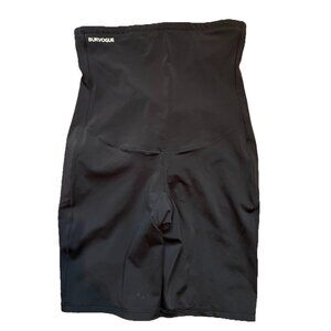 Burvogue Women’s Black Shapewear Spandex Shorts, Size Medium